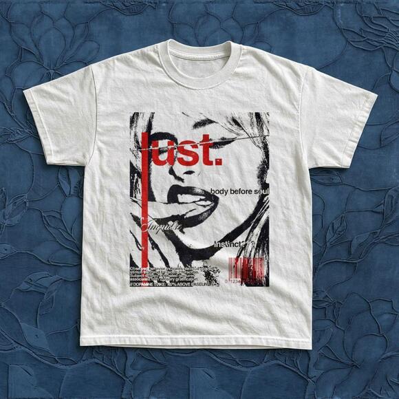 Other - Just Impulse Instinct Style White Graphic Tee